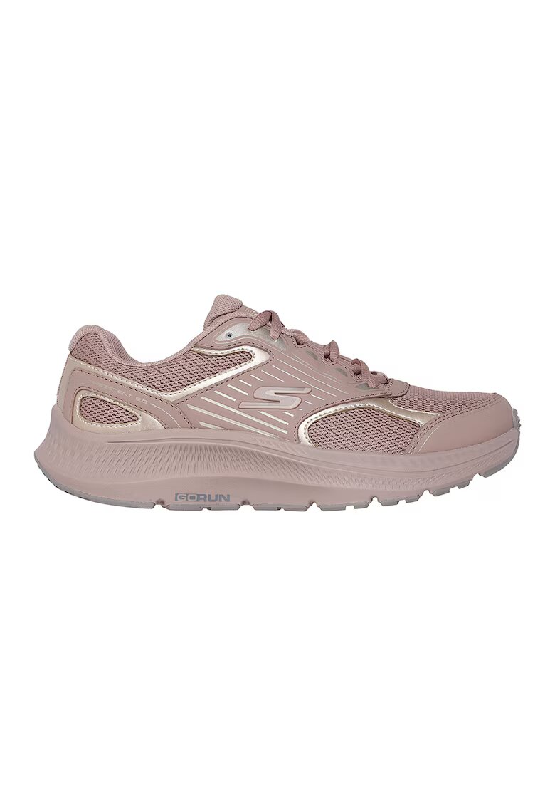 Skechers Pantofi sport Go Run Consistent 2.0 - Advan din material textil cu garnituri de piele - Auriu/Maro taupe deschis