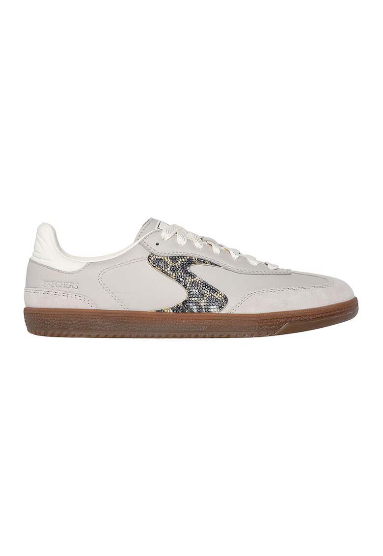 Skechers Pantofi sport Hotshot cu insertii de piele intoarsa - Maro taupe