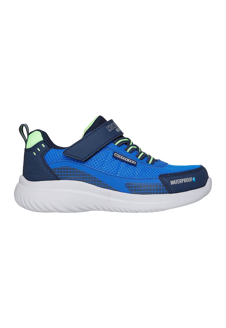 Skechers Pantofi sport impermeabili Bounder 2.0 Aqua Pace cu inchidere velcro - Turcoaz/Bleumarin