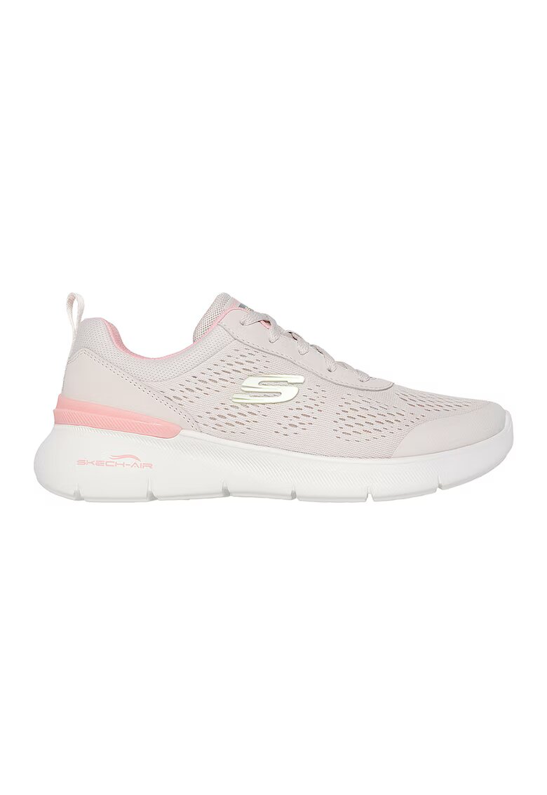 Skechers Pantofi sport low-cut Air Dynamight - Alb fildes