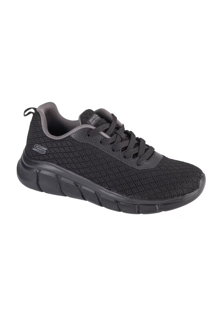 Skechers Pantofi sport low-cut de plasa - Negru