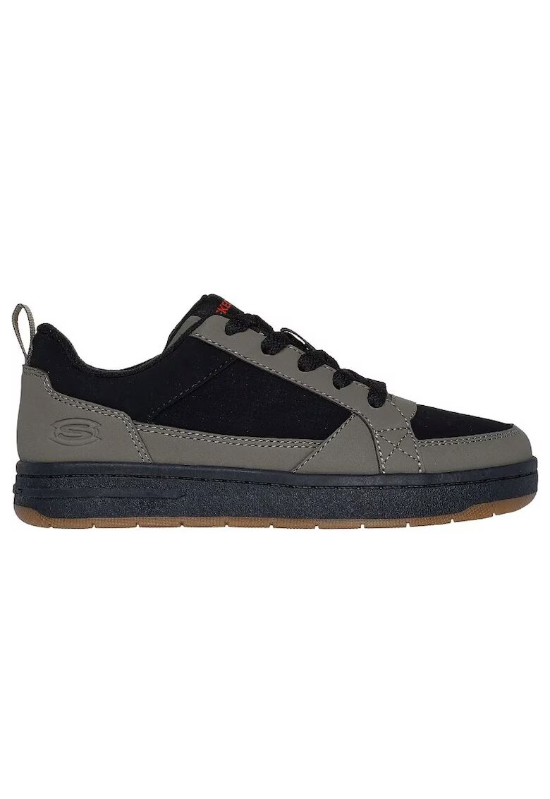 Skechers Pantofi sport pentru Baieti - smooth street - steady-zip - 405617L-OLBK - Verde - Verde