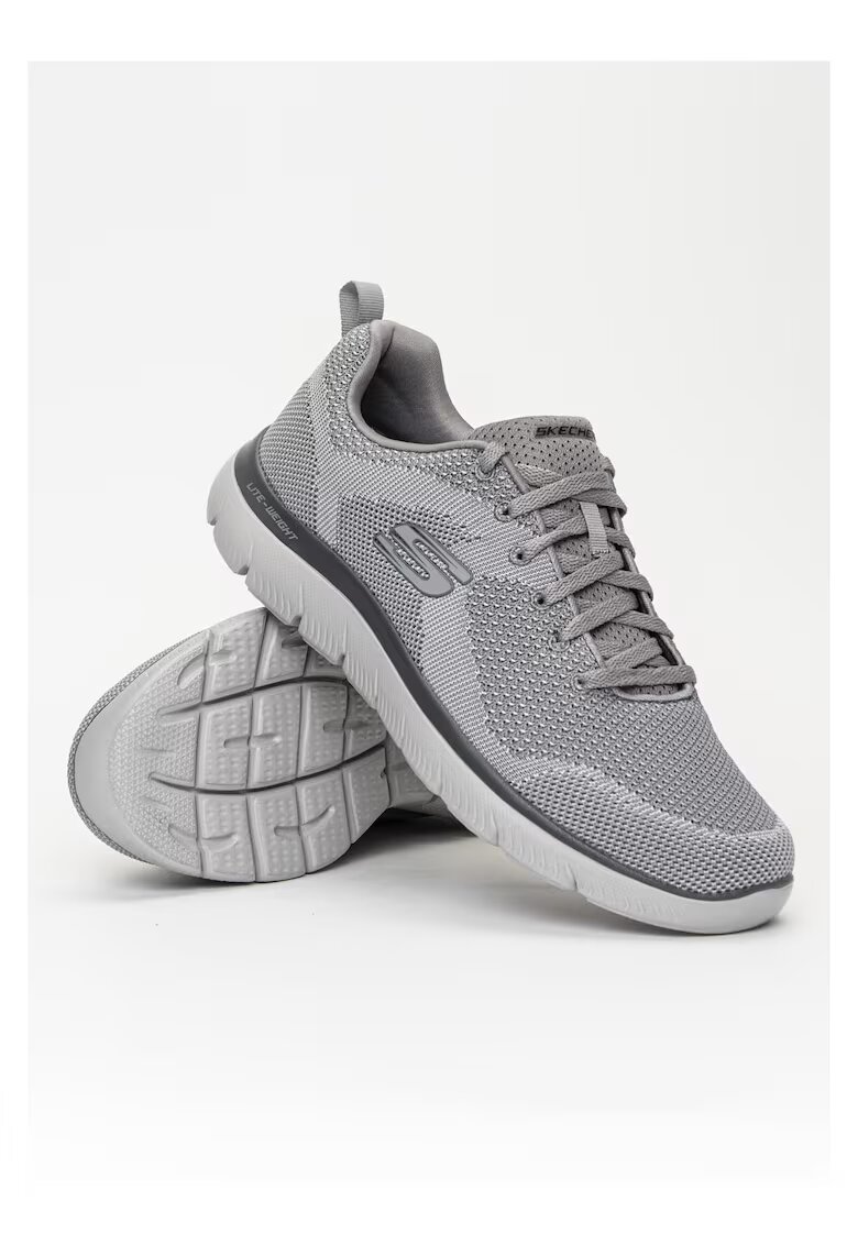 Skechers Pantofi sport pentru barbati - Summits - Plasa - Gri - Gri