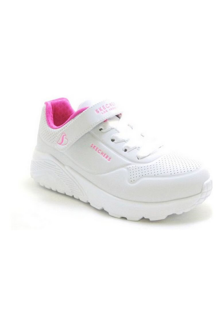 Skechers Pantofi sport pentru copii - Uno Lite - 310451L-WHP - Alb/Roz