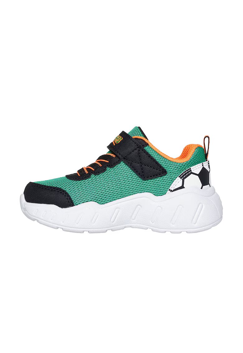Skechers Pantofi sport Play Scene cu model si velcro - Verde/Negru