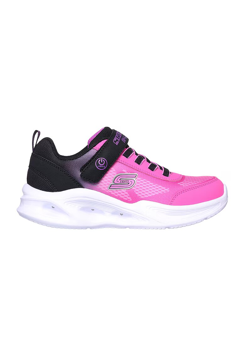 Skechers Pantofi sport S-Lights Sola Glow LED - Negru/Roz