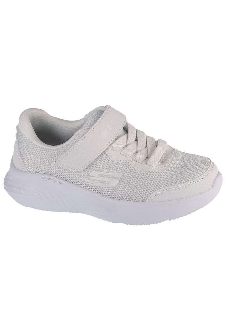 Skechers Pantofi sport Skech-Lite Pro cu insertii de piele ecologica si velcro - Alb