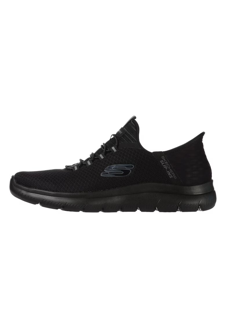 Skechers Pantofi sport slip-in cu logo Summits High Range - Negru