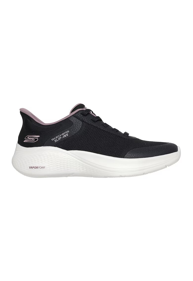 Skechers Pantofi sport slip-ins Bobs Infinity din material textil - Negru/Lila pal
