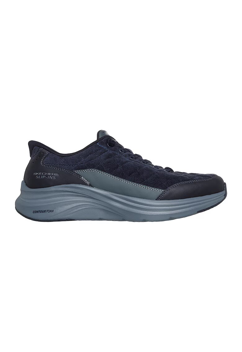 Skechers Pantofi sport slip-ins Contour Foam Cordelux - Albastru inchis/Bleumarin