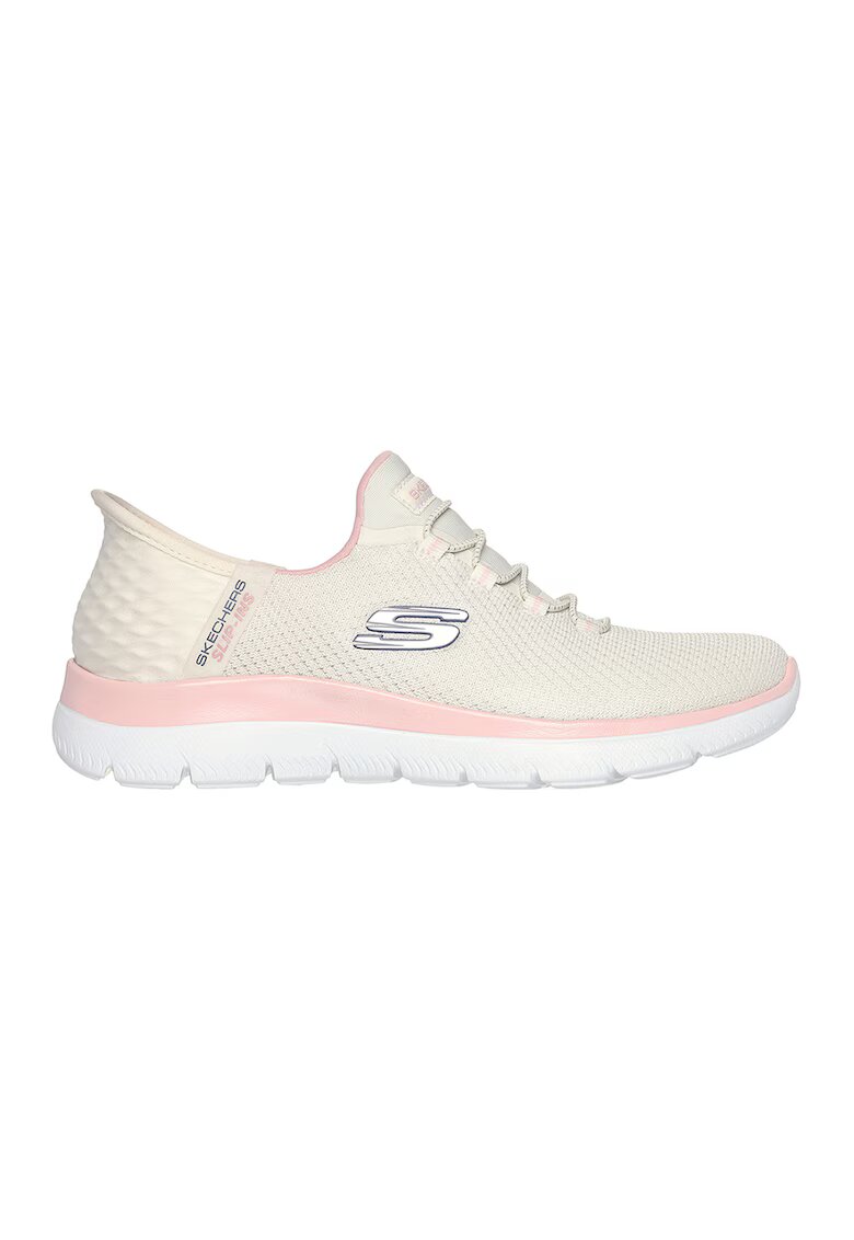 Skechers Pantofi sport Slip-Ins de plasa cu detalii logo Diamond Drea