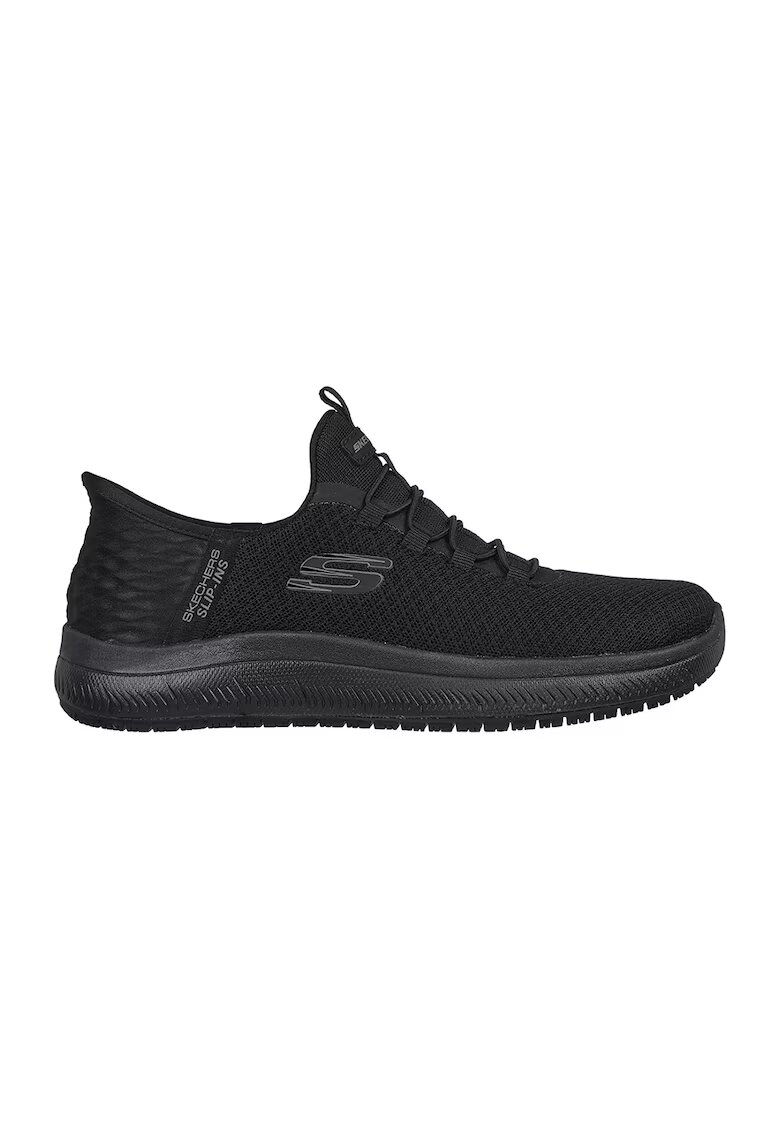 Skechers Pantofi sport Slip-Ins din material textil - Negru