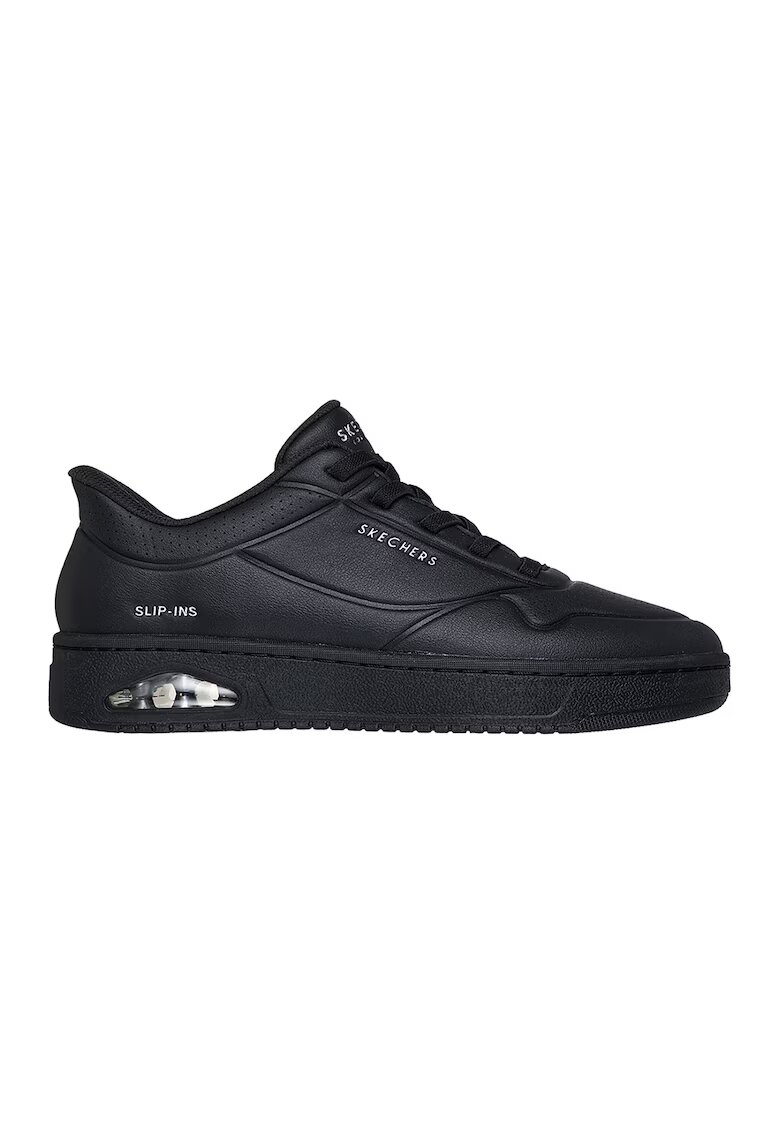 Skechers Pantofi sport slip-ins din piele ecologica Uno Ctl - Laying Low - Negru