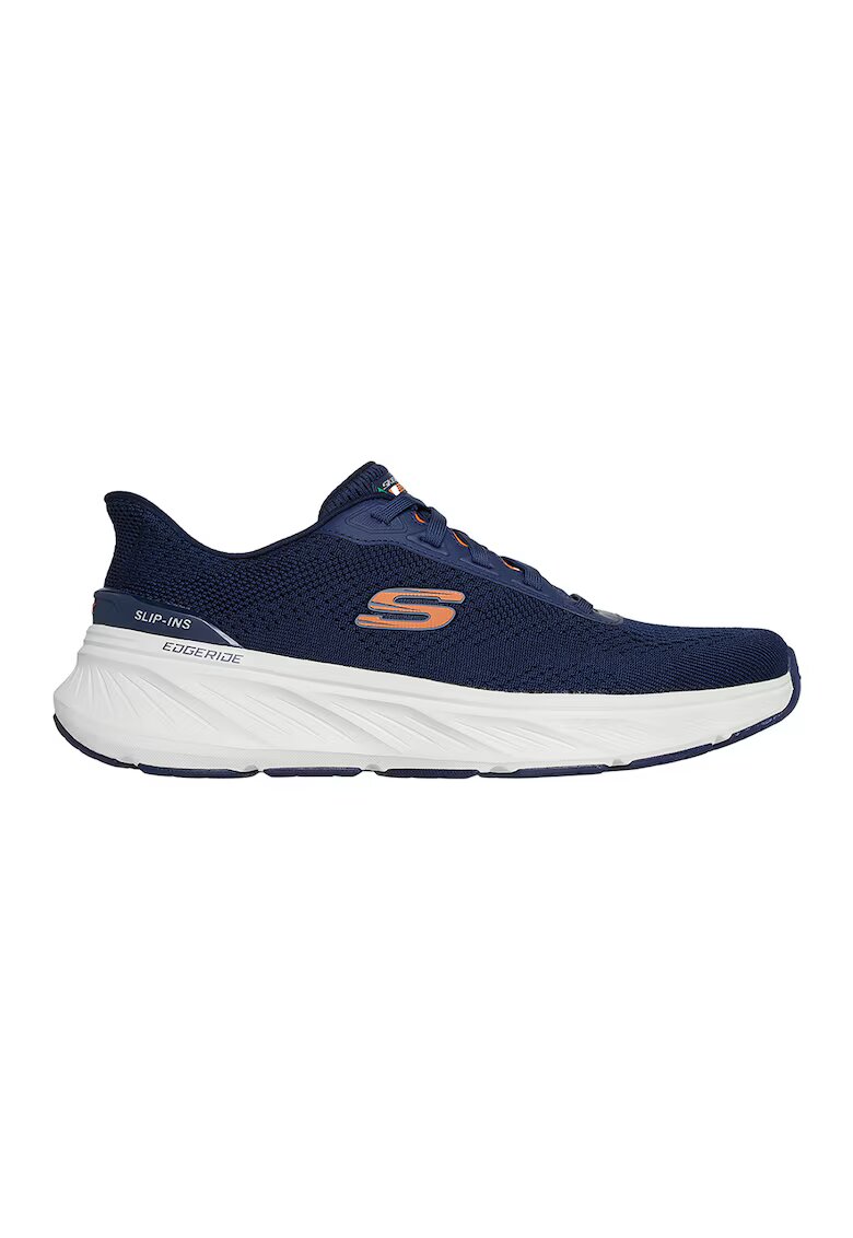 Skechers Pantofi sport slip-ins din plasa DLux Walker - Albastru inchis