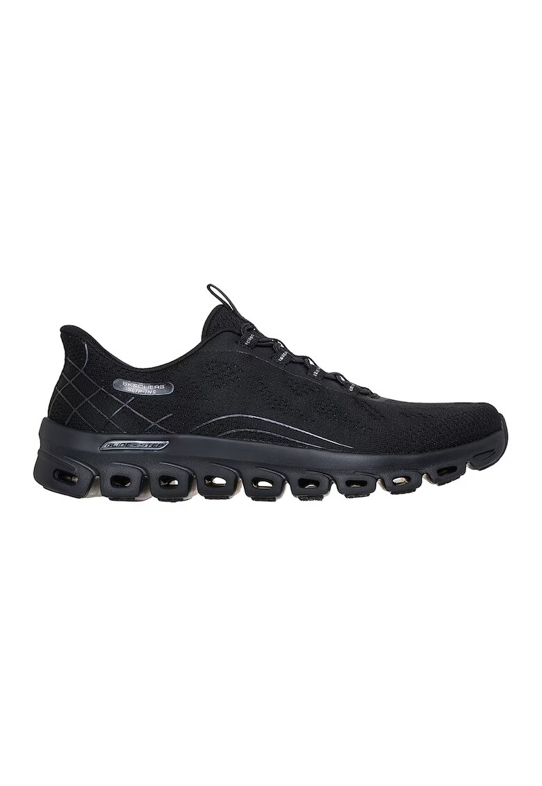 Skechers Pantofi sport slip-ins Glide-Step Elevate din material textil - Negru