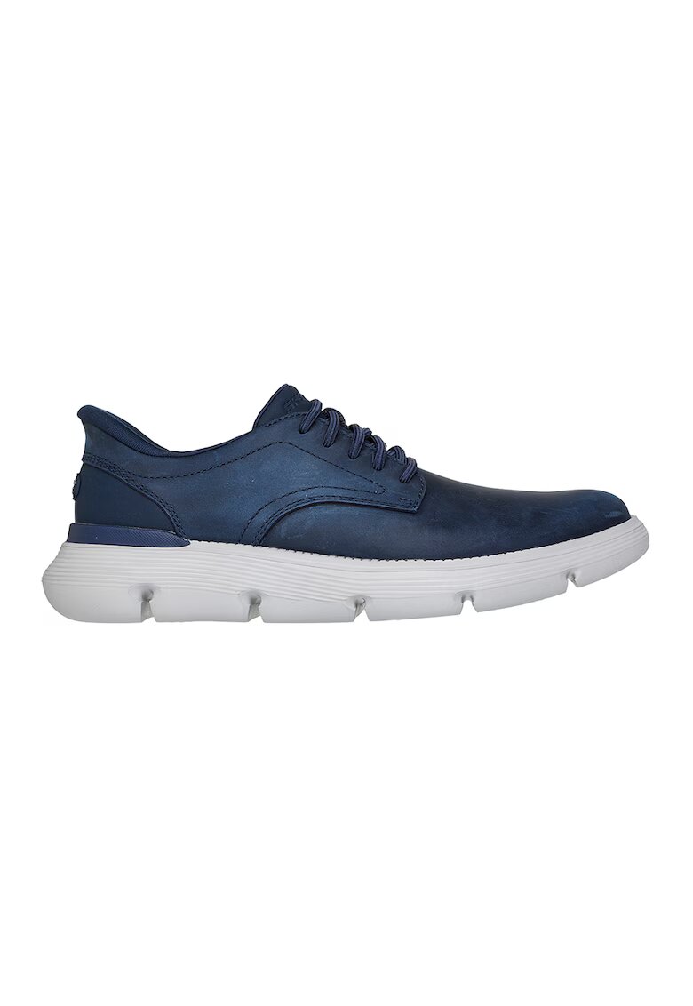 Skechers Pantofi sport Slip-ins® Garza Duran cu insertii din piele - Bleumarin