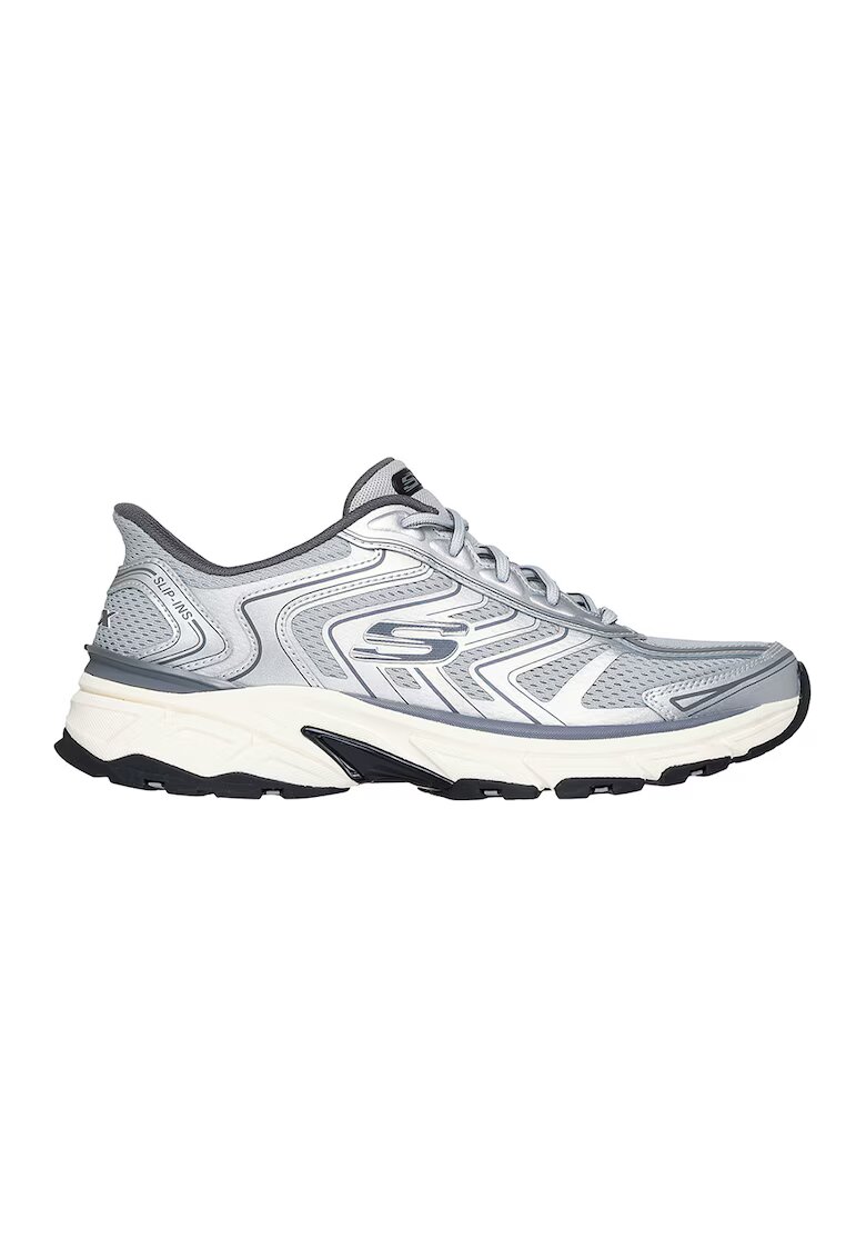 Skechers Pantofi sport Slip-ins® Stamina Sport - Alb/Argintiu