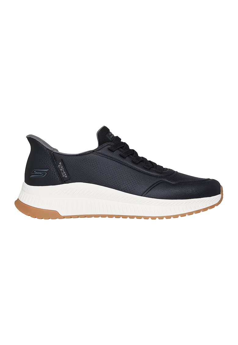 Skechers Pantofi sport Slip-ins™ Sport Squad de piele ecologica - Negru