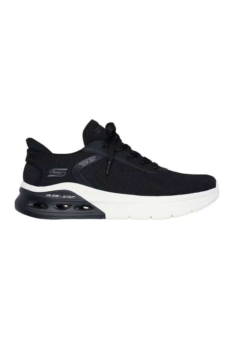 Skechers Pantofi sport slip-on Bobs Waves 2.0 - Negru stins