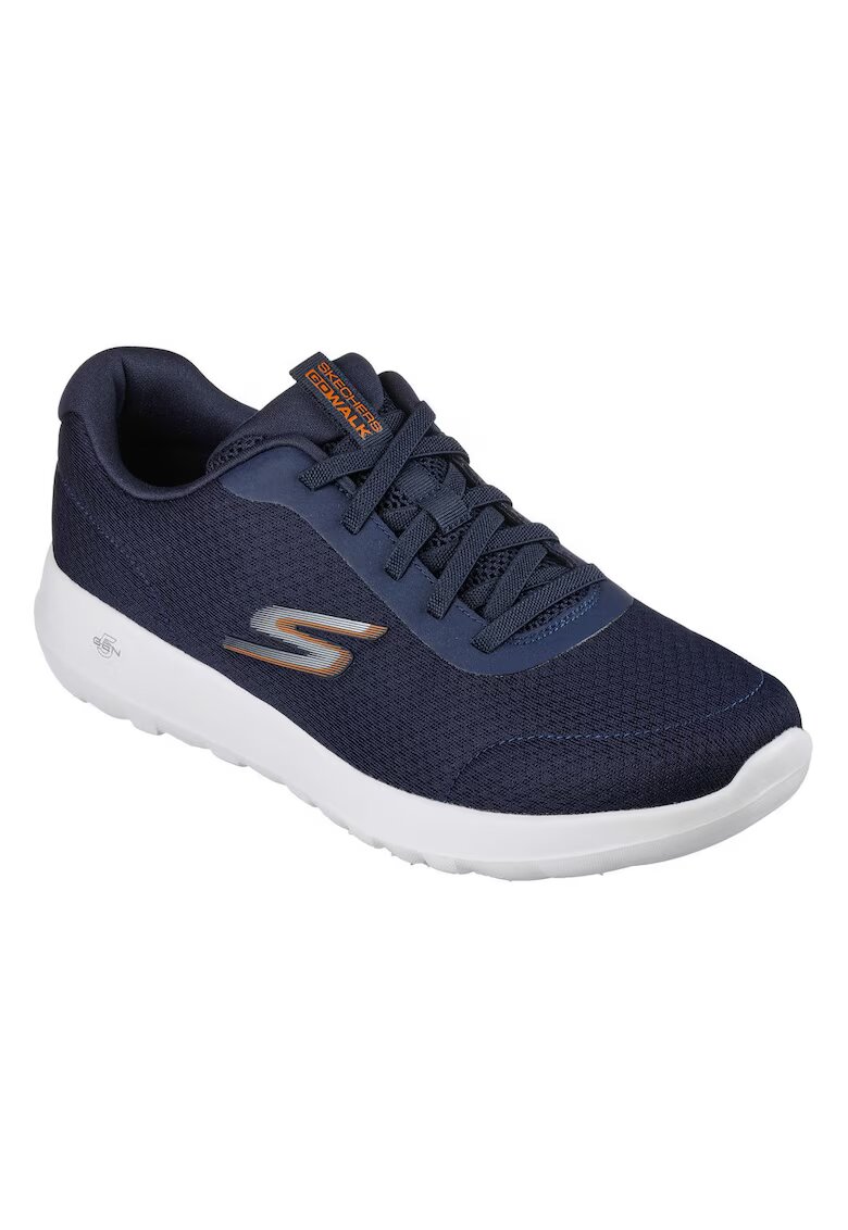 Skechers Pantofi sport slip-on de plasa cu aspect tricotat GOwalk 6 - Bleumarin