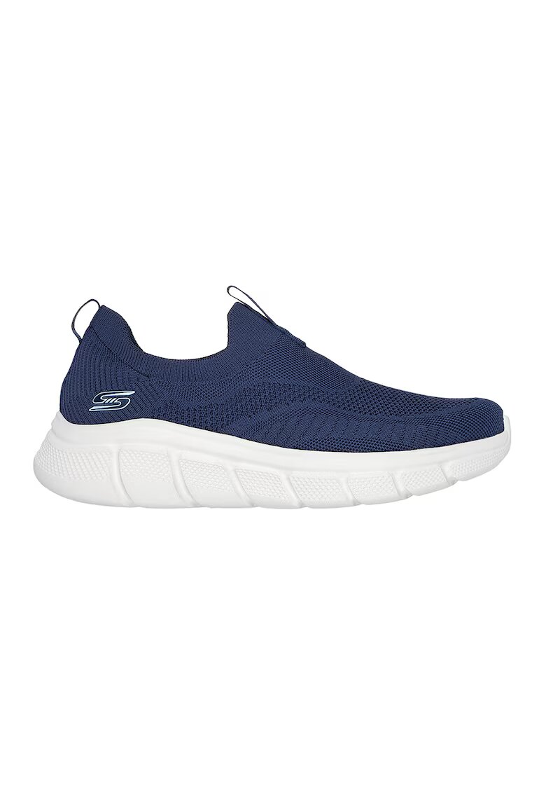 Skechers Pantofi sport slip-on din tricot Bobs - Bleumarin