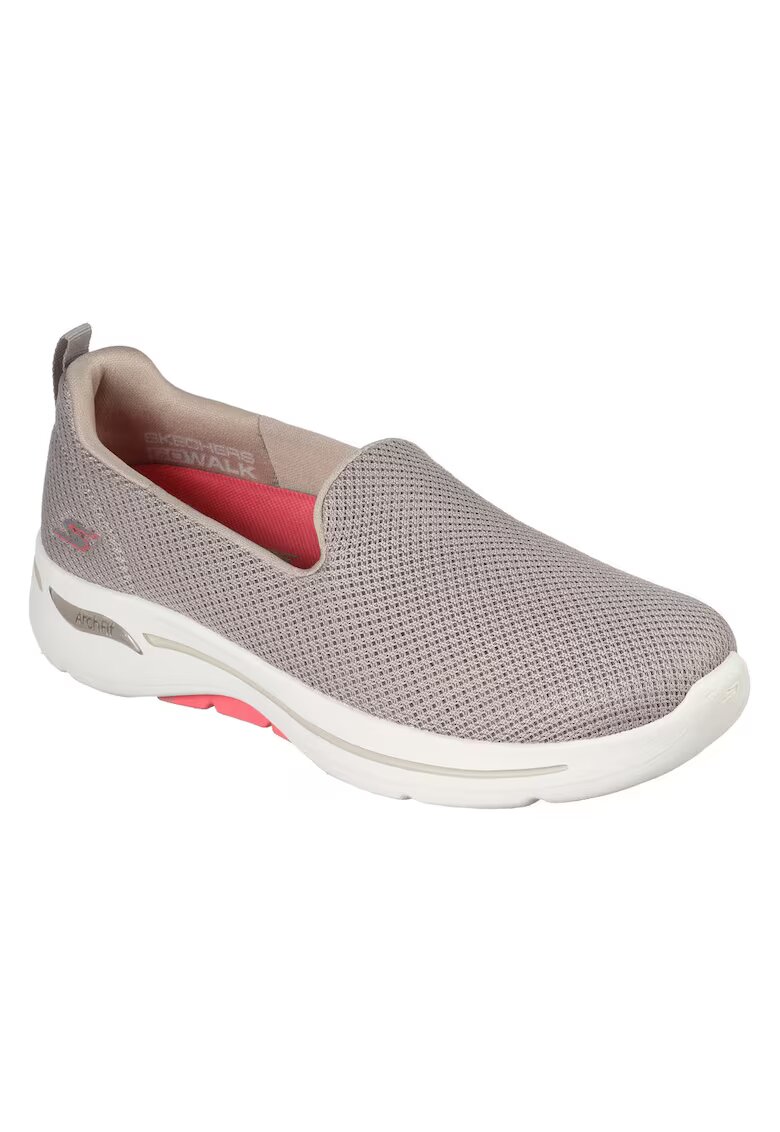Skechers Pantofi sport slip On Go Walk Arch Fit Grateful - Bej