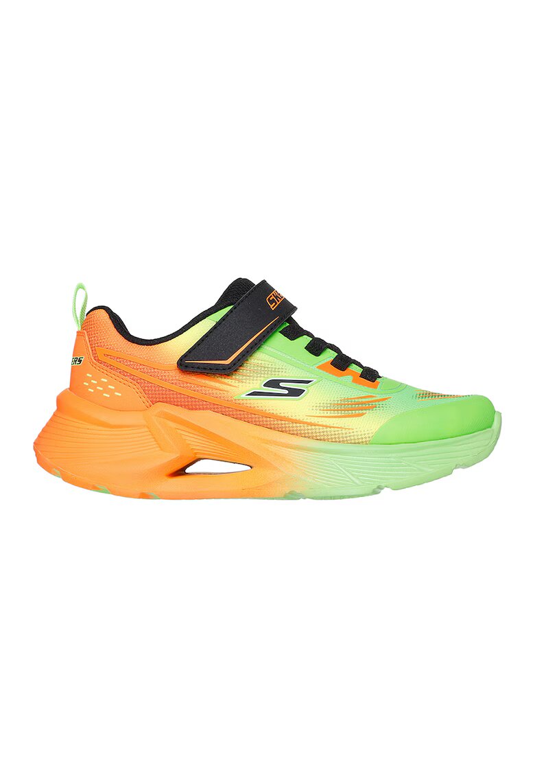 Skechers Pantofi sport Tidal Tech wedge cu velcro - Portocaliu/Verde lime