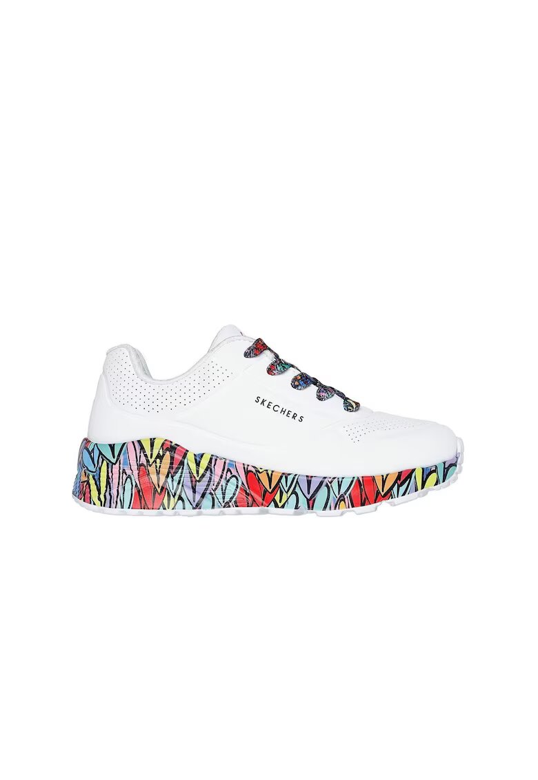 Skechers Pantofi sport Uno Lite - Subtle Love - 314088L-WMLT Alb