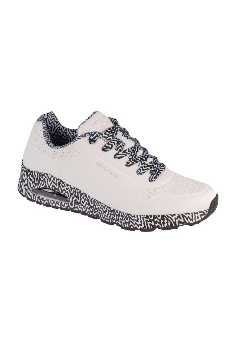 Skechers Pantofi sport - Uno - Stark Mini Drip 183518 - Alb/Negru