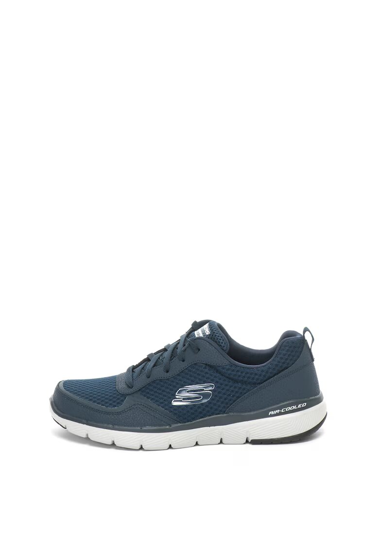 Skechers Pantofi sport usori de piele si plasa Flex Advantage 3.0