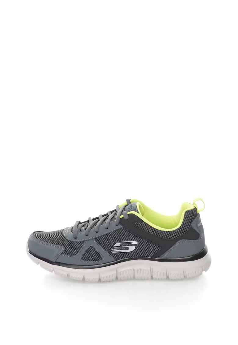 Skechers Pantofi sport usori TRACK - Verde/Gri