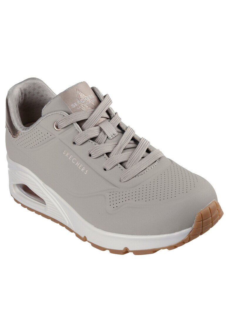 Skechers Pantofi sport wedge Uno - Golden Air - Maro taupe