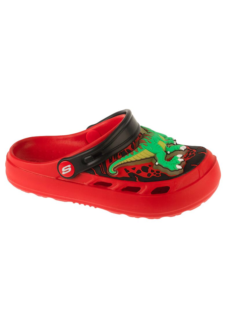 Skechers Papuci copii flip-flop - Foamies: Swifters - T-Rex-Brights 406712 - Rosu