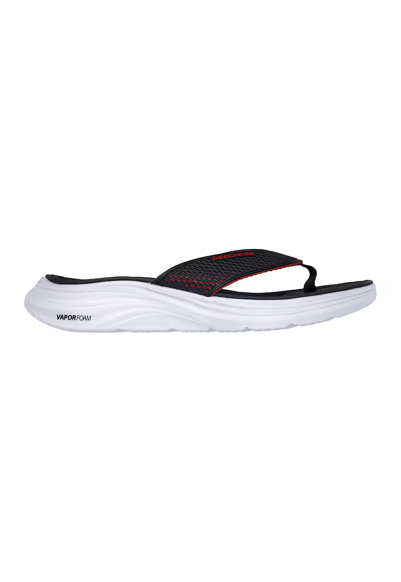 Skechers Papuci de cauciuc cu bareta separatoare - Rosu/Negru