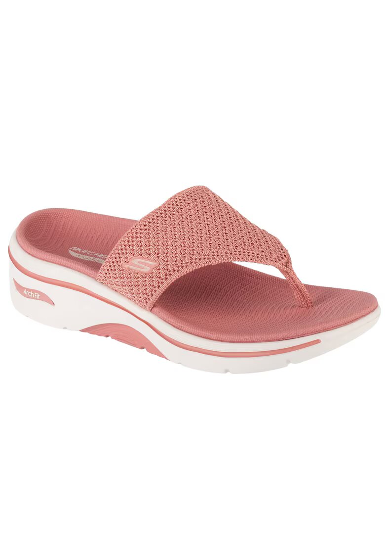 Skechers Papuci de dama tip flip-flop - Go Walk Arch Fit 2.0 Sandal - Carrie 140861 - Roz