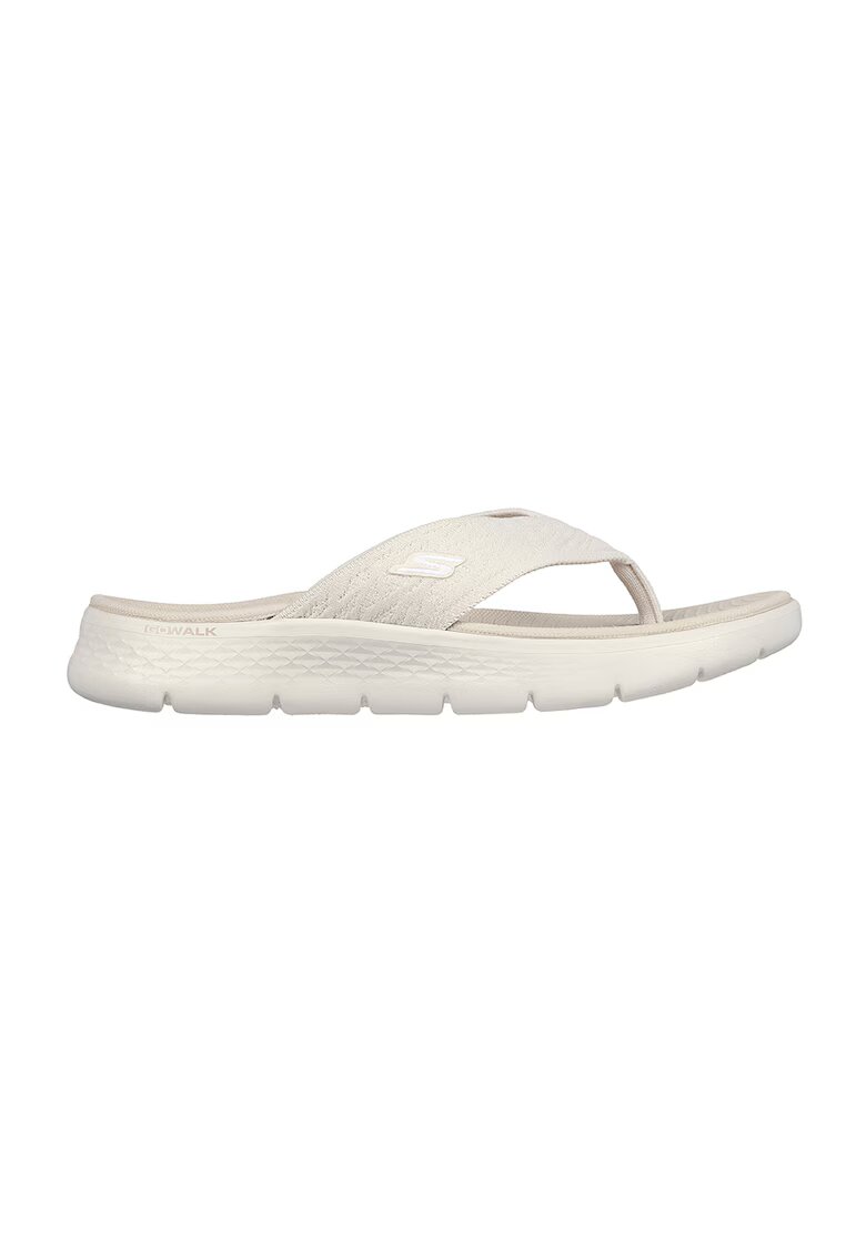 Skechers Papuci flip-flop Go Walk Flex - Alb fildes