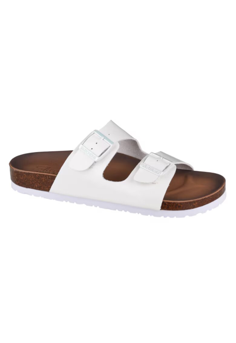 Skechers Papuci - Granola-Gloss Floss 163030-WHT - Alb - Alb