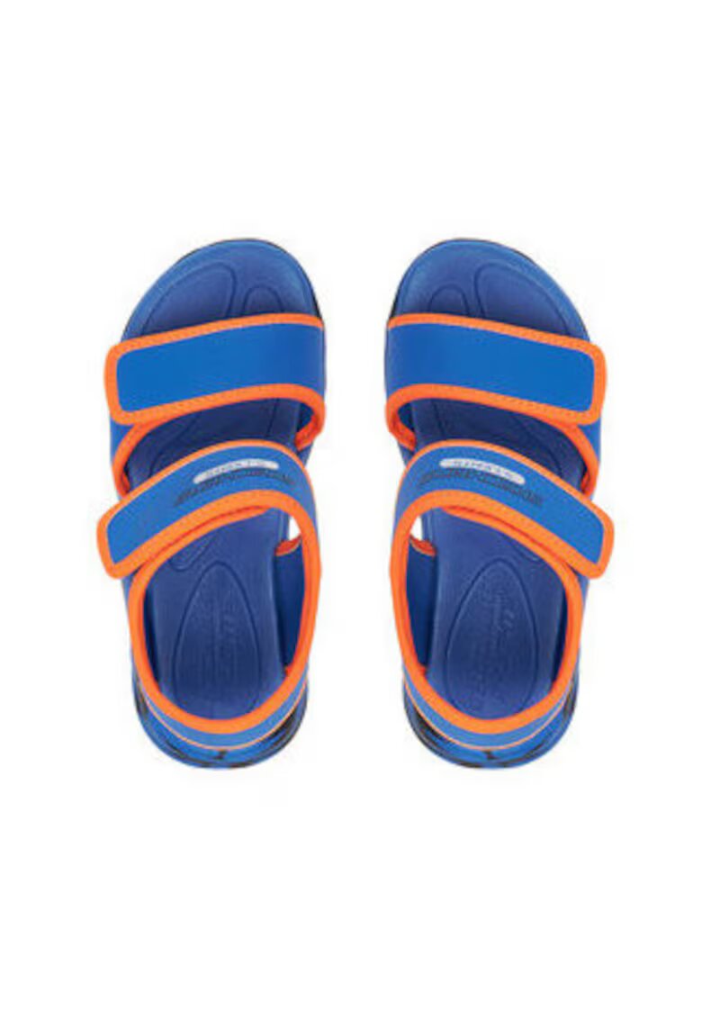 Skechers Sandale baieti - 407032L - Piele ecologica - Albastru - Albastru