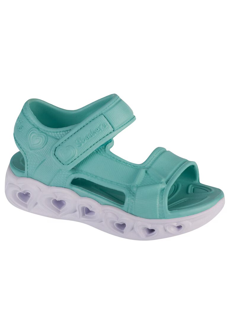 Skechers Sandale copii - Heart Lights Sandal - Always Flashy 308045 - Verde menta