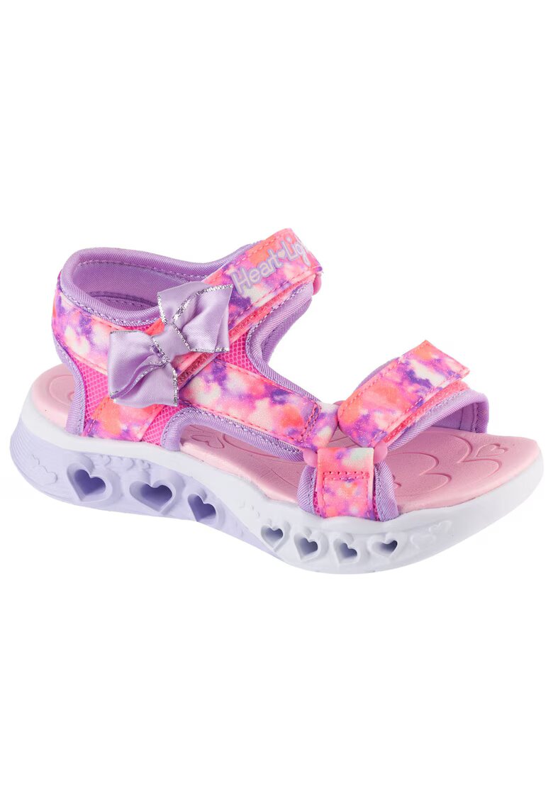 Skechers Sandale copii - S-Lights: Flutter Hearts Sandal - Blurry Love 303110 - Roz