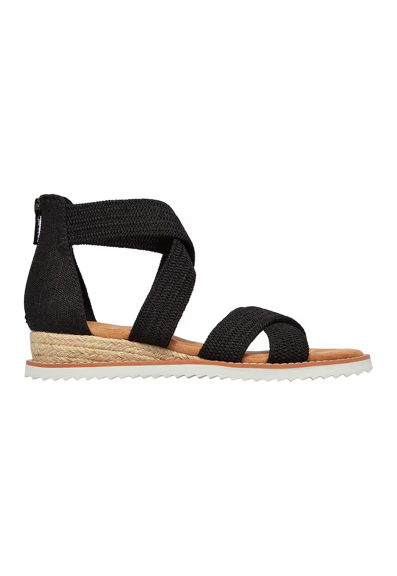 Skechers Sandale cu fermoar Desert Kiss - Negru