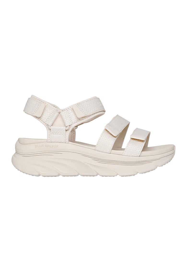 Skechers Sandale cu velcro D'Lux - Alb fildes