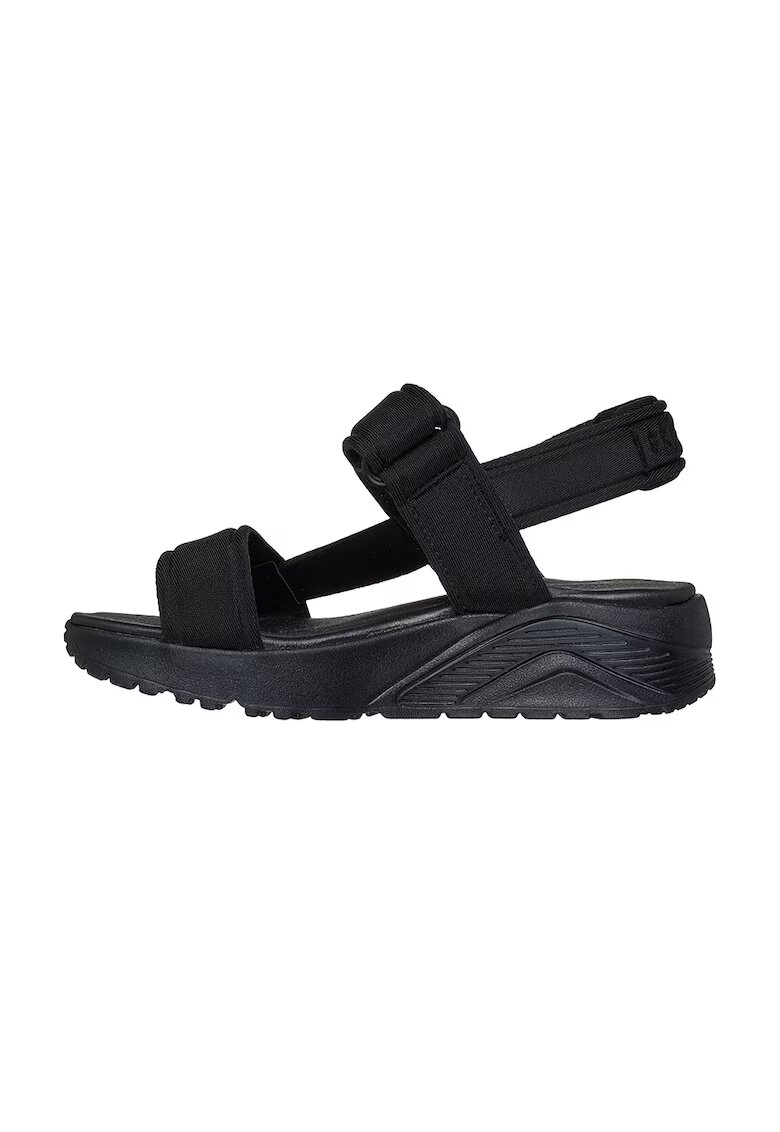 Skechers Sandale din material textil cu velcro Uno Lite - Negru