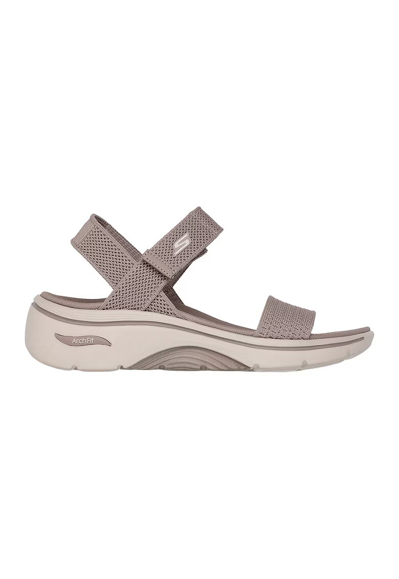 Skechers Sandale din material textil Go Walk Arch Fit - Maro taupe