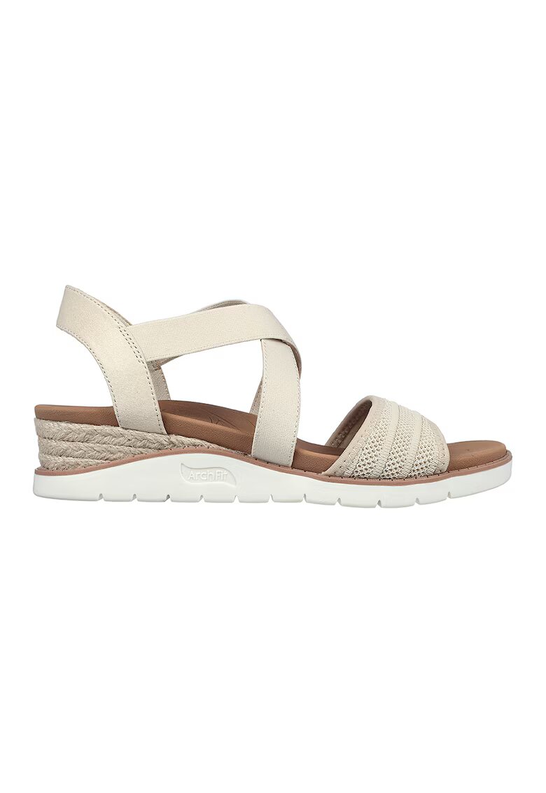 Skechers Sandale-espadrile wedge Arch Fit Beach Kiss - Bej
