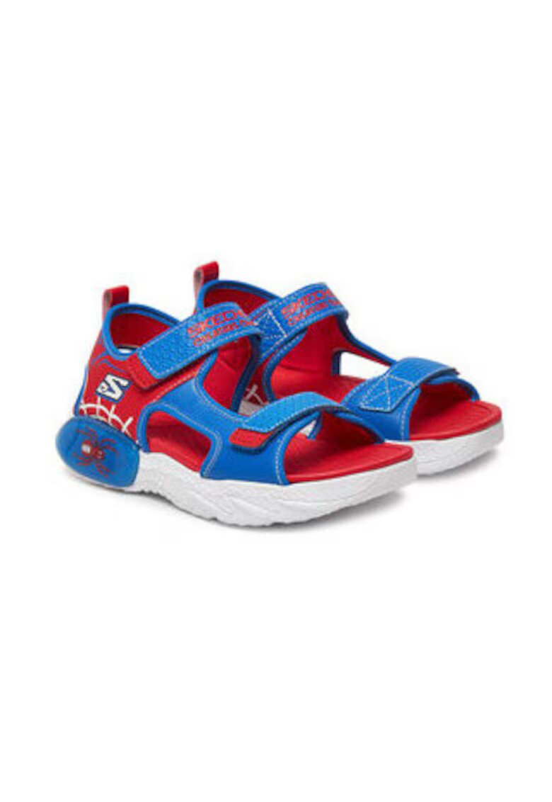 Skechers Sandale flatform cu velcro - Multicolor