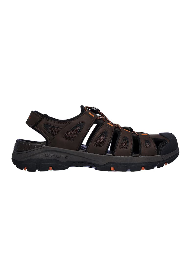 Skechers Sandale plate relaxed fit - Maro inchis