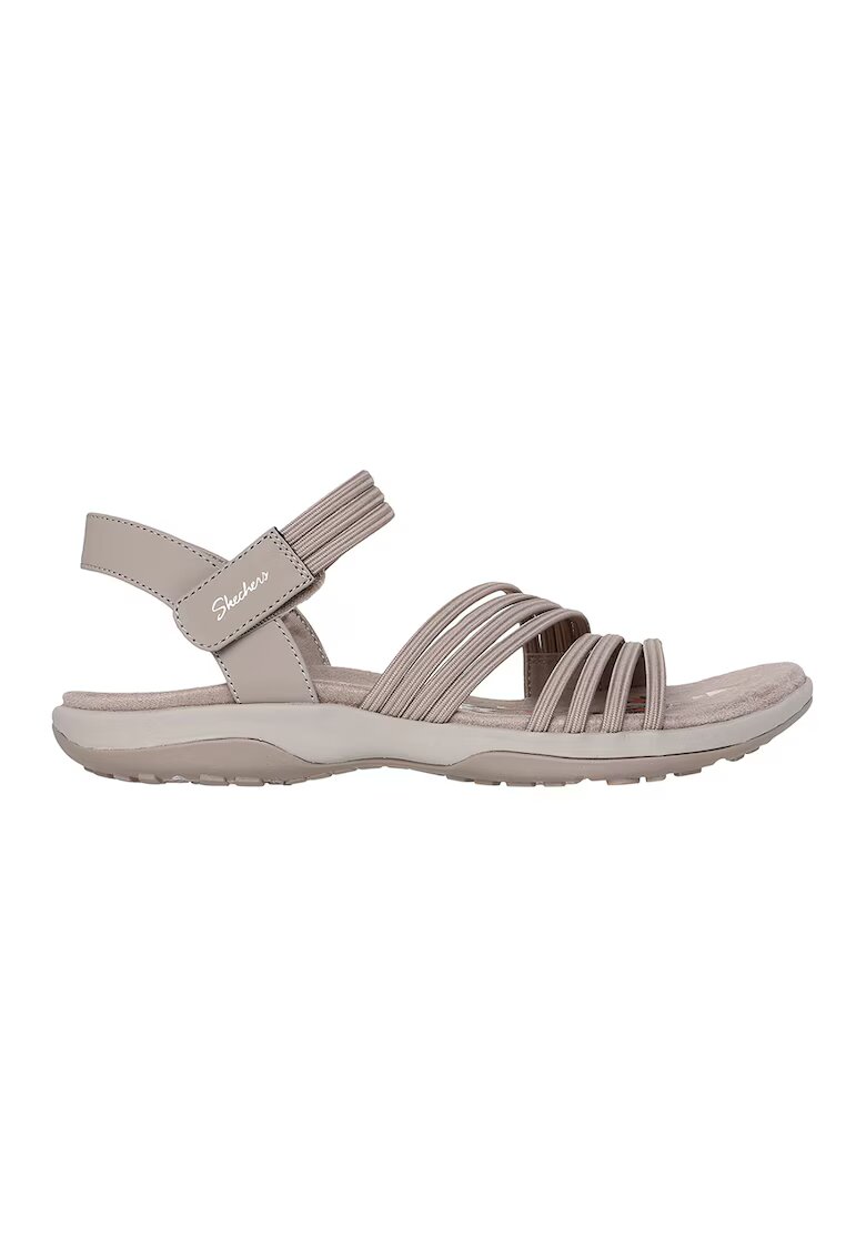 Skechers Sandale slim cu inchidere velcro Reggae - Maro taupe deschis