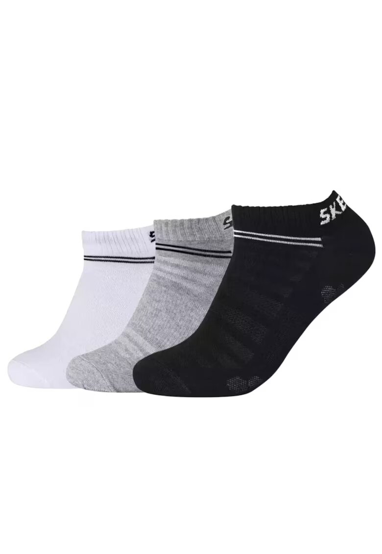 Skechers Set de sosete - 3PPK Mesh Ventilation Socks SK43022-9996 - Alb - 43-46 - 3 buc
