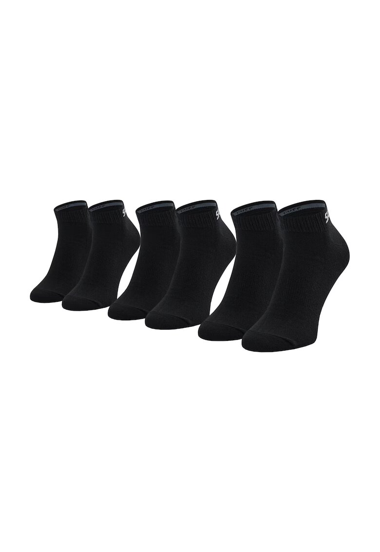 Skechers Set de sosete - 3PPK Mesh Ventilation Socks SK43022-9999 - Negru - 3 buc - Negru